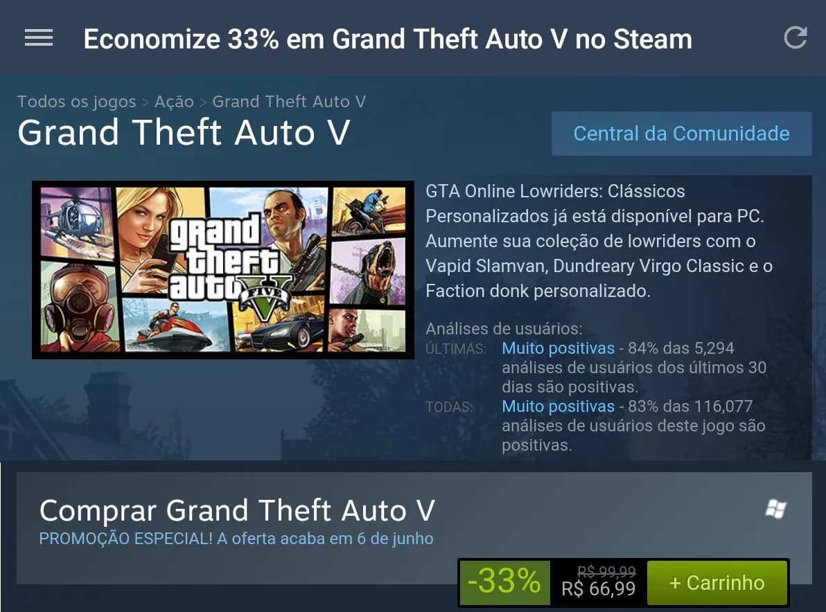 Ile kosztuje GTA 5 na Steam? Sprawdź aktualną cenę i oszczędzaj teraz!