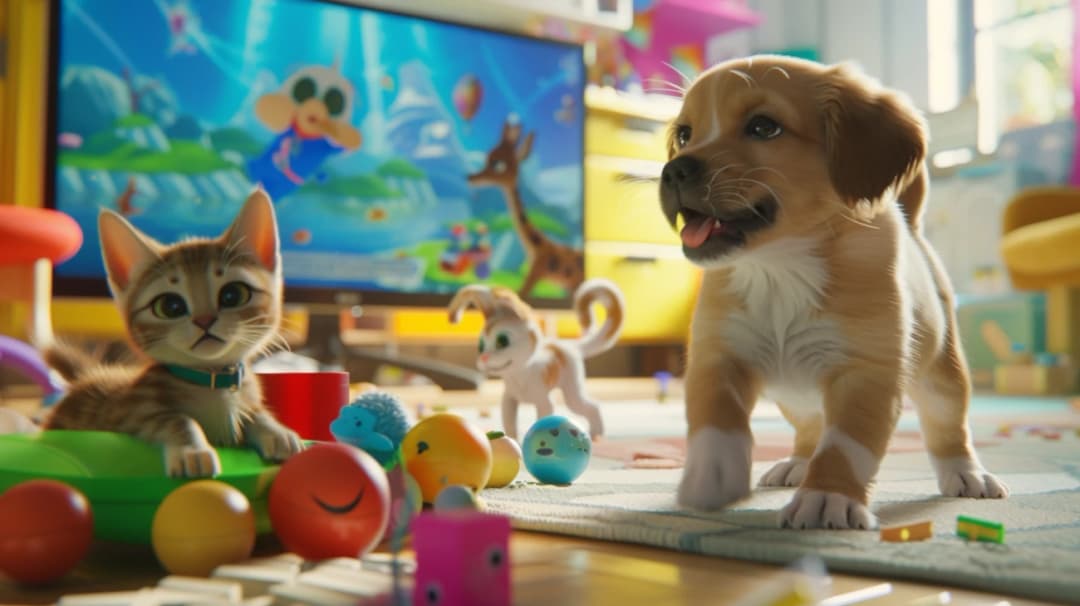 Gry z kotami i psami - Idealna zabawa dla dzieci z gatunku
