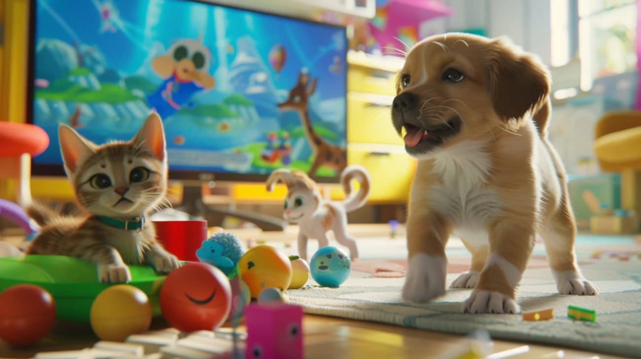 Gry z kotami i psami - Idealna zabawa dla dzieci z gatunku