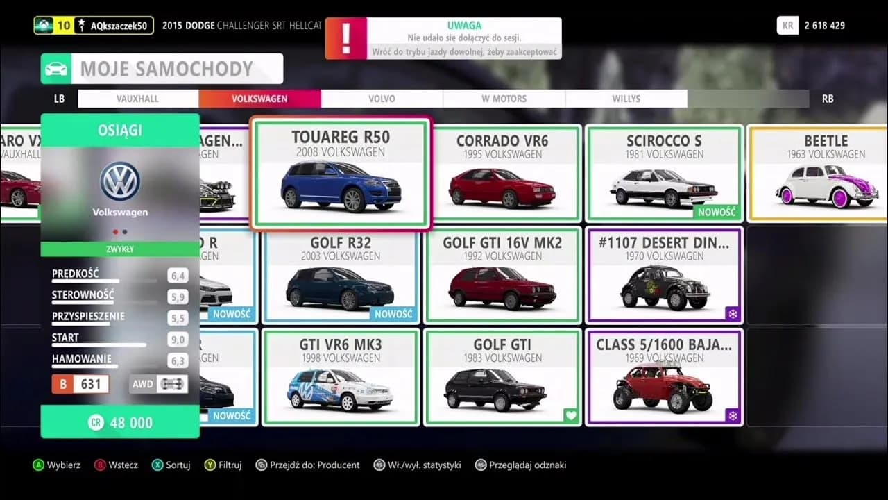 Jak kupić samochód w Forza Horizon 4 i nie stracić kredytów